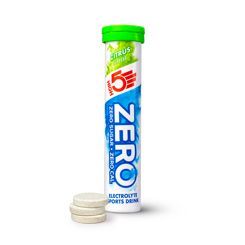High 5 Zero Electrolyte Drink 20 Tablet Tube  (Citrus)
