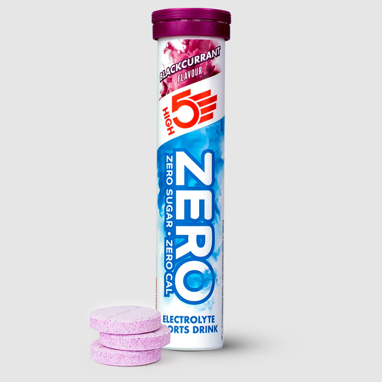 High 5 Zero Electrolyte Drink 20 Tablet Tube (Blackcurrant)