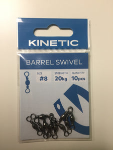 Kinetic Barrell Swivel (Size #8)(10 Pack)
