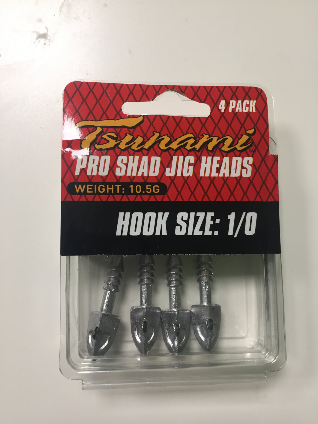 Tsunami Pro Shad Jig Heads (Size 1/0)(4 Pack)