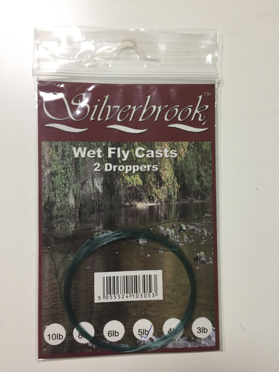 Silverbrook 5lb Wet Fly Casts (2 Droppers)