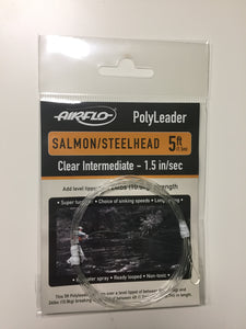 Airflo Salmon/Steelhead Polyleader (Clear)(5ft/Intermediate/24lbs)