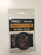 Load image into Gallery viewer, Airflo Salmon/Steelhead Polyleader (Green)(10ft/Slow Sinking/24lbs)
