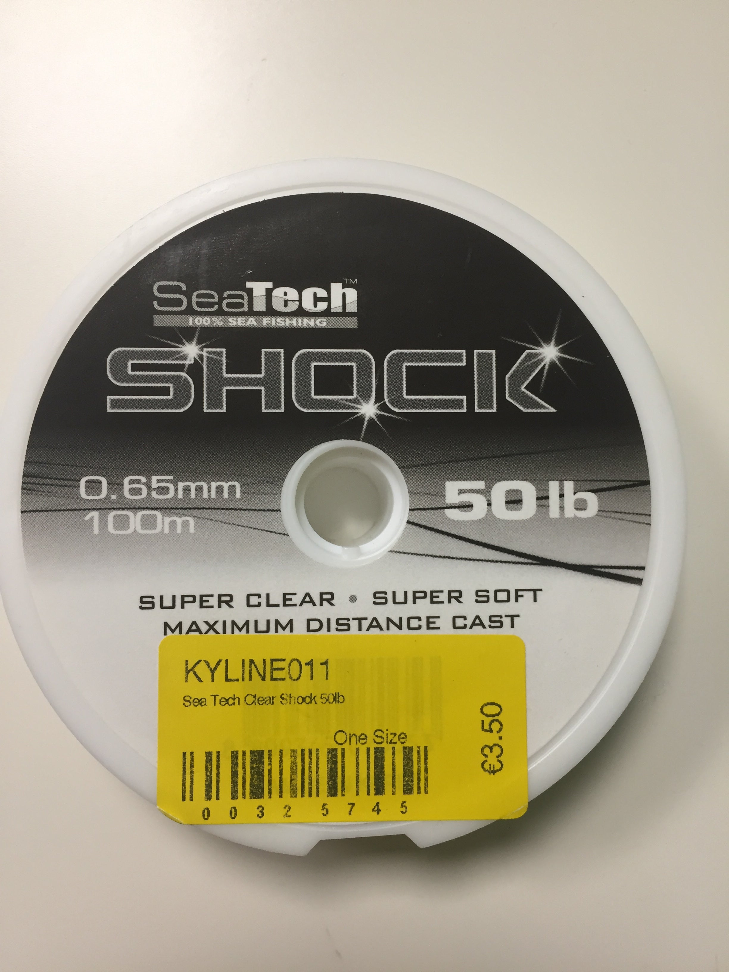 50lb Sea Tech Clear Shock