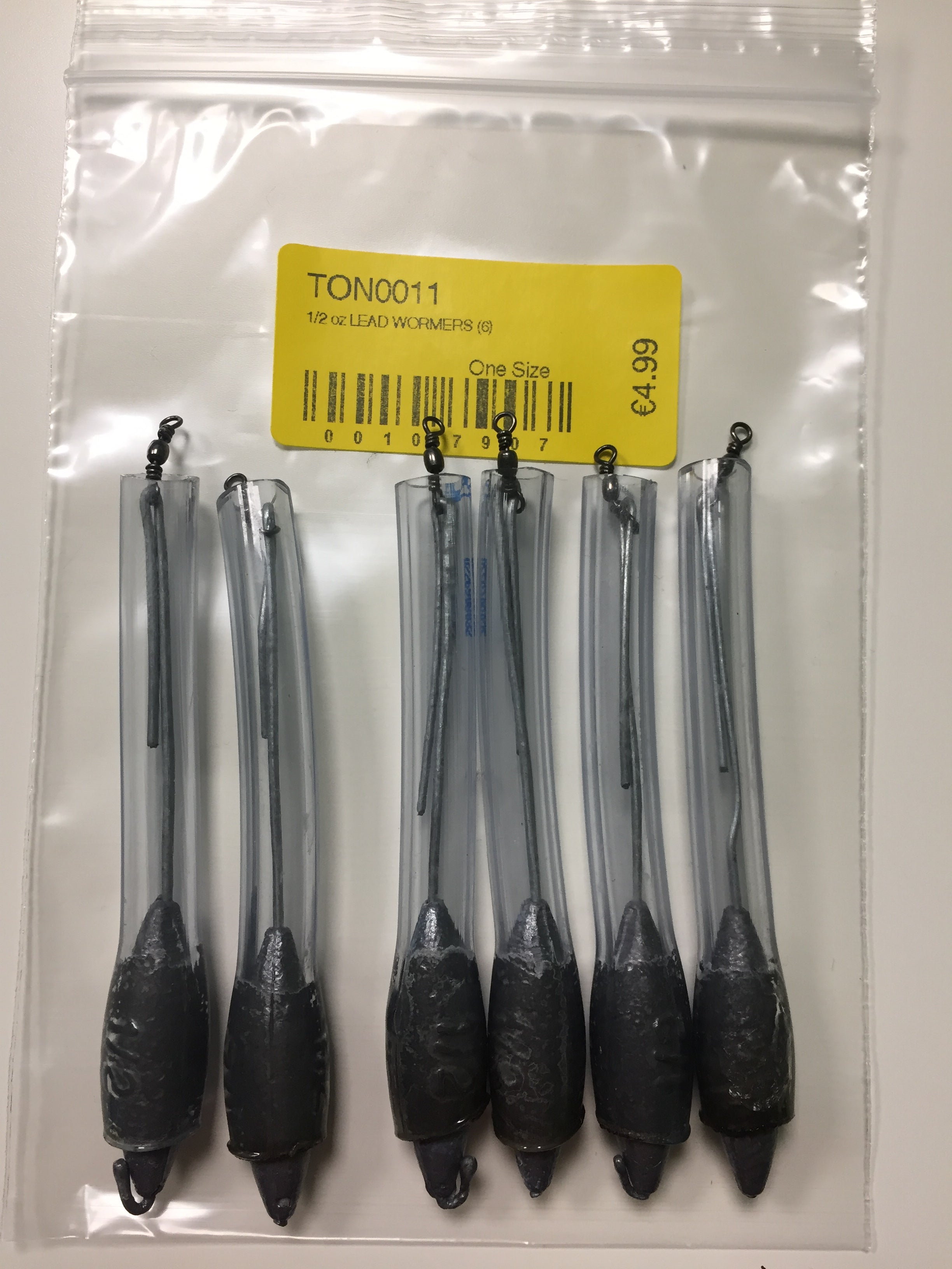 Lead Worming Weights (1/2oz - 6 Pack)