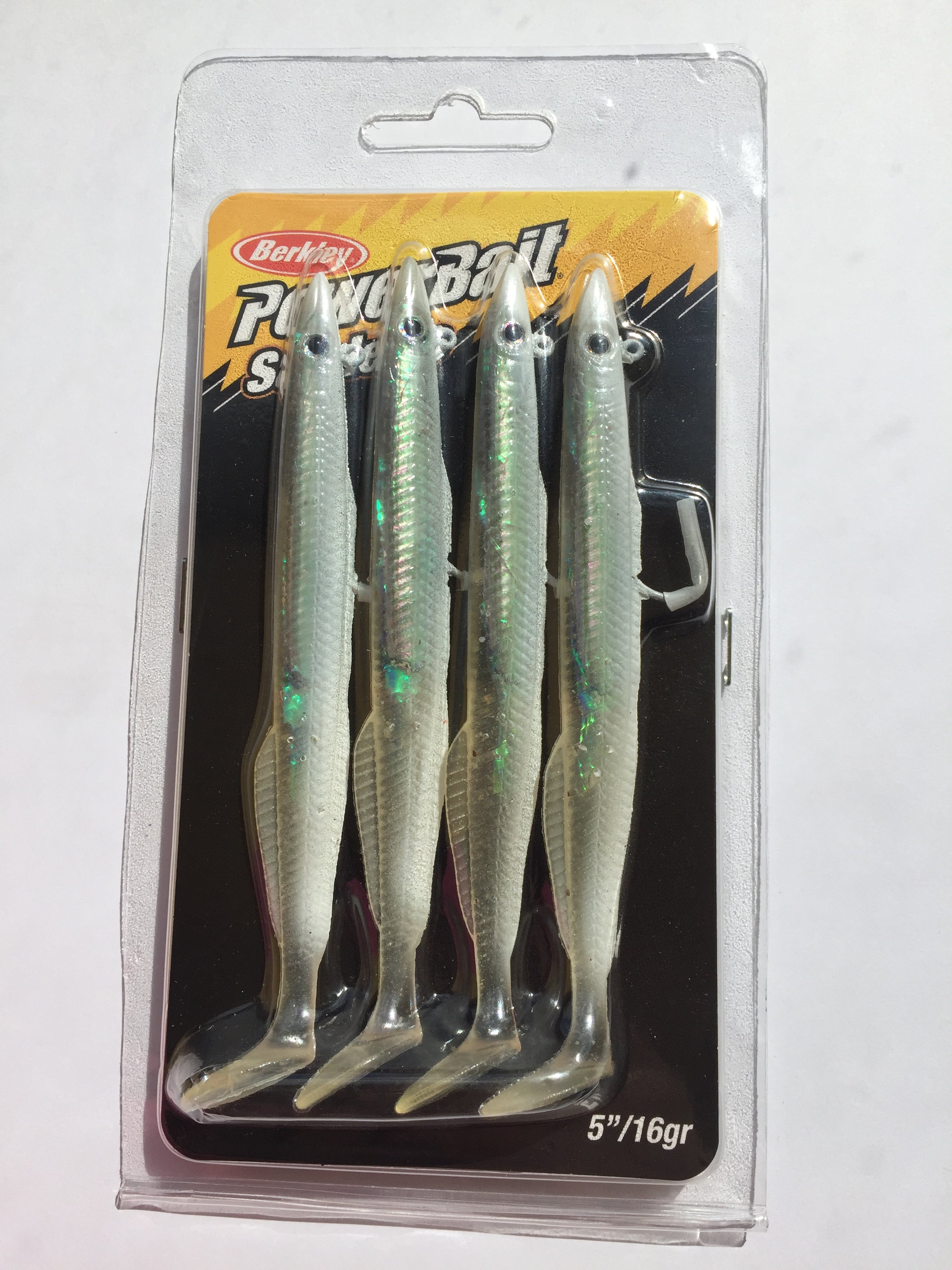 12cm Berkley Powerbait Sandeels White 5"/16g