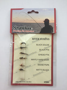 Snowbee River Nymphs Flies (6 Pack)