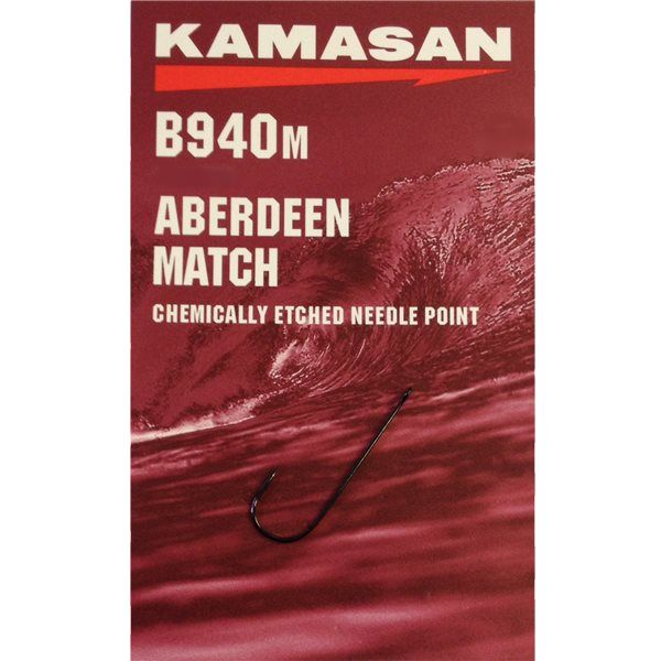 Kamasan B940M Aberdeen Match Hooks (Size 3/0)(6 Pack)