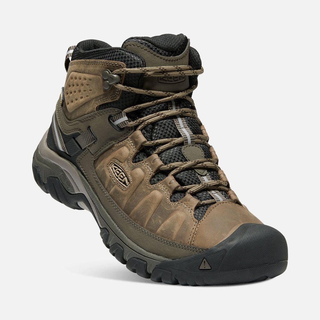 Keen Men's Targhee III Waterproof Mid Trail Boots - WIDE FIT (Bungee Cord/Black)