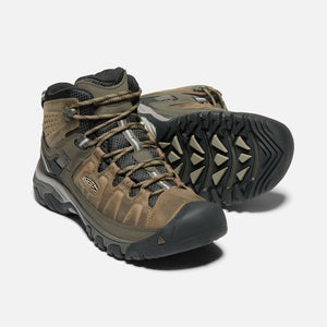 Keen Men's Targhee III Waterproof Mid Trail Boots - WIDE FIT (Bungee Cord/Black)
