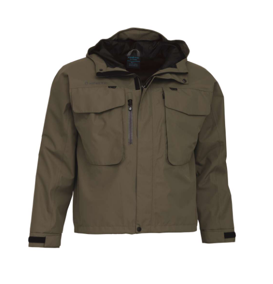 Kinetic Unisex Classic Wading Jacket (Olive)