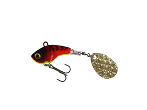 Kinetic IMP Tail Spin Metal Lure (7g)(Red Tiger)