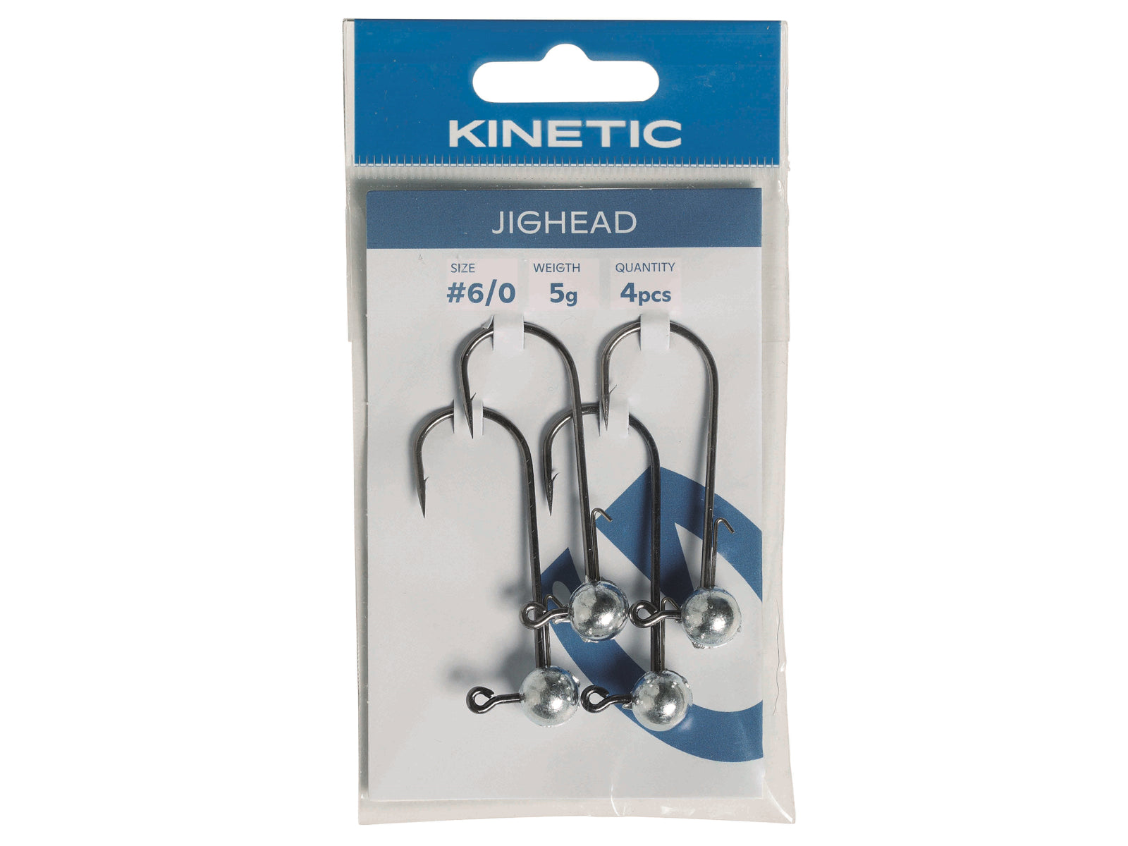 Kinetic Jigheads (#1/0/10g)(Zinc)(4 Pack)