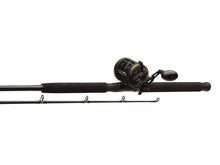 Load image into Gallery viewer, Kinetic 6ft6 PowerCore CC P10 2 Section Boat Rod + Reel Combo (Left Hand Version)(30-50lbs/200-600g)
