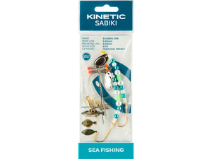 Kinetic Sabiki Scandic Rig (#1/0)(Pearl/Blue)(2 Pack)