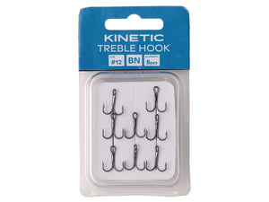 Kinetic Treble Hooks (#12)(BN)(8 Pack)
