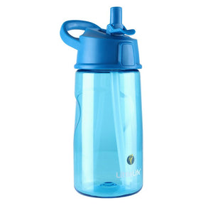 LittleLife Flip Top Water Bottle (550ml)(Blue)