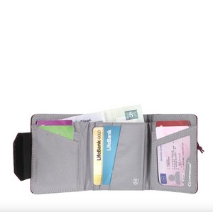 Lifeventure RFiD Recycled Wallet (Plum)