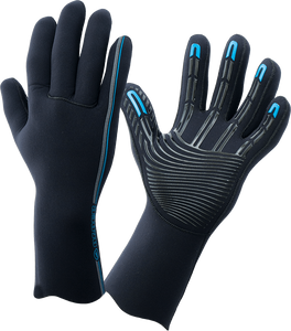 Alder Matrix Neoprene Thermal Swim/Watersports Gloves (Black/Blue)(3mm)