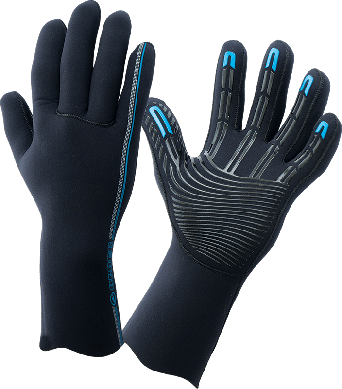 Alder Matrix Neoprene Thermal Swim/Watersports Gloves (Black/Blue)(3mm)