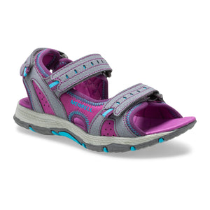 Merrell Kids Panther Sandals 2.0 (Grey/Pink)(UKJ12-UK6)