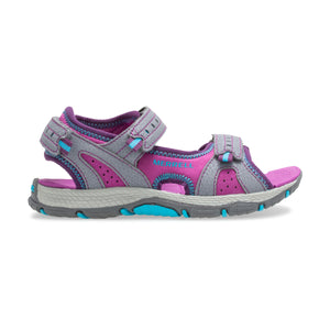 Merrell Kids Panther Sandals 2.0 (Grey/Pink)(UKJ12-UK6)