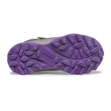Load image into Gallery viewer, Merrell Kids Speed A/C Waterproof Mid Trail Boots (Grey/Pink/Purple)(UKJ12-UK4)
