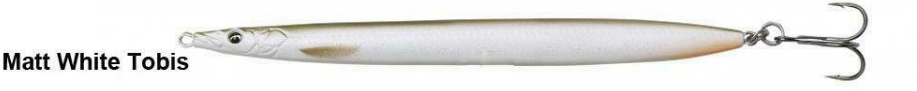 Savage Gear 3D Line Thru Sandeel 125mm 19g Lure (Matt White)