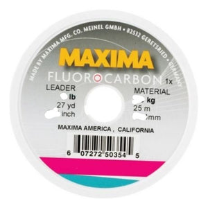 Maxima Fluorocarbon Line (15lb/25m/0.34mm)(White)