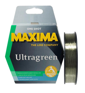 Maxima Ultragreen One Shot Monofilament Line (18lb/200m/0.40mm)(Green)