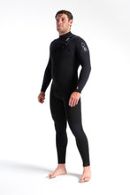 Load image into Gallery viewer, C-Skins Men&#39;s Session 5/4/3 Chest Zip Steamer Wetsuit (Black/Slate/Charcoal)
