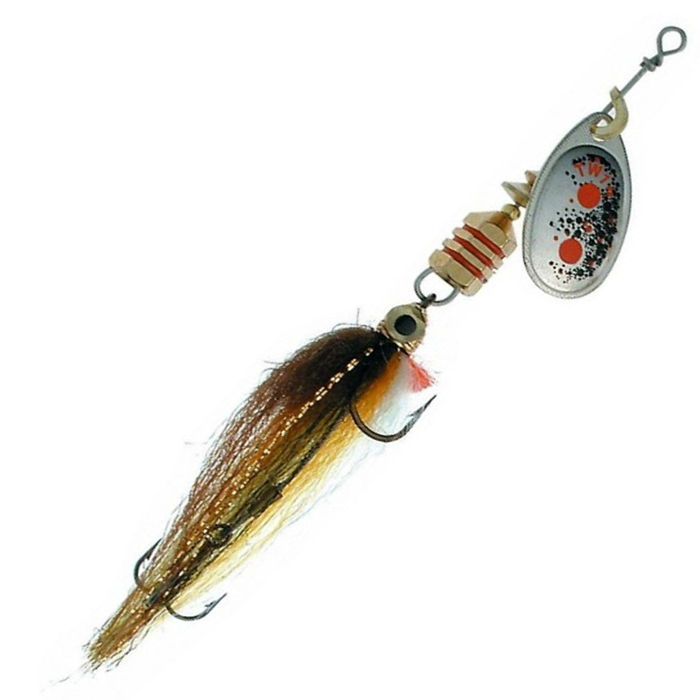 Mepps Aglia Streamer Spinning Metal Lure (4.7g/Size 2)(Silver)