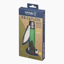 Load image into Gallery viewer, Opinel #12 Explore Fire Starter Knife (Green)
