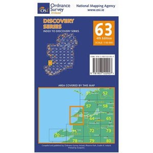 OSI Discovery Map 63 (Part of Clare & Kerry)(1:50,000)