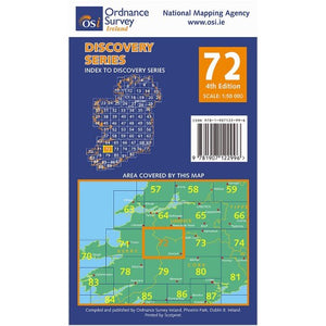 OSI Discovery Map 72 (Part of Cork, Kerry & Limerick)(1:50,000)