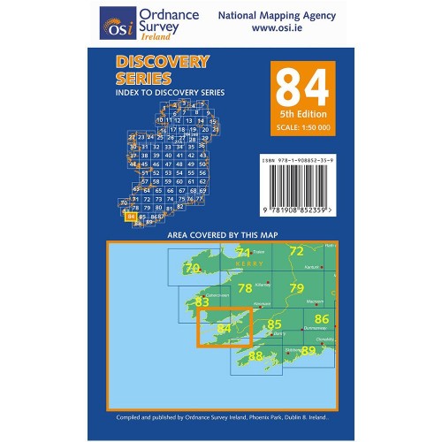 OSI Discovery Map 84 (Part of Cork & Kerry)(1:50,000)