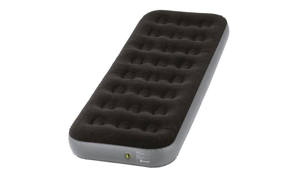 Outwell Flock Classic Single Inflatable Mattress (Black/Grey)