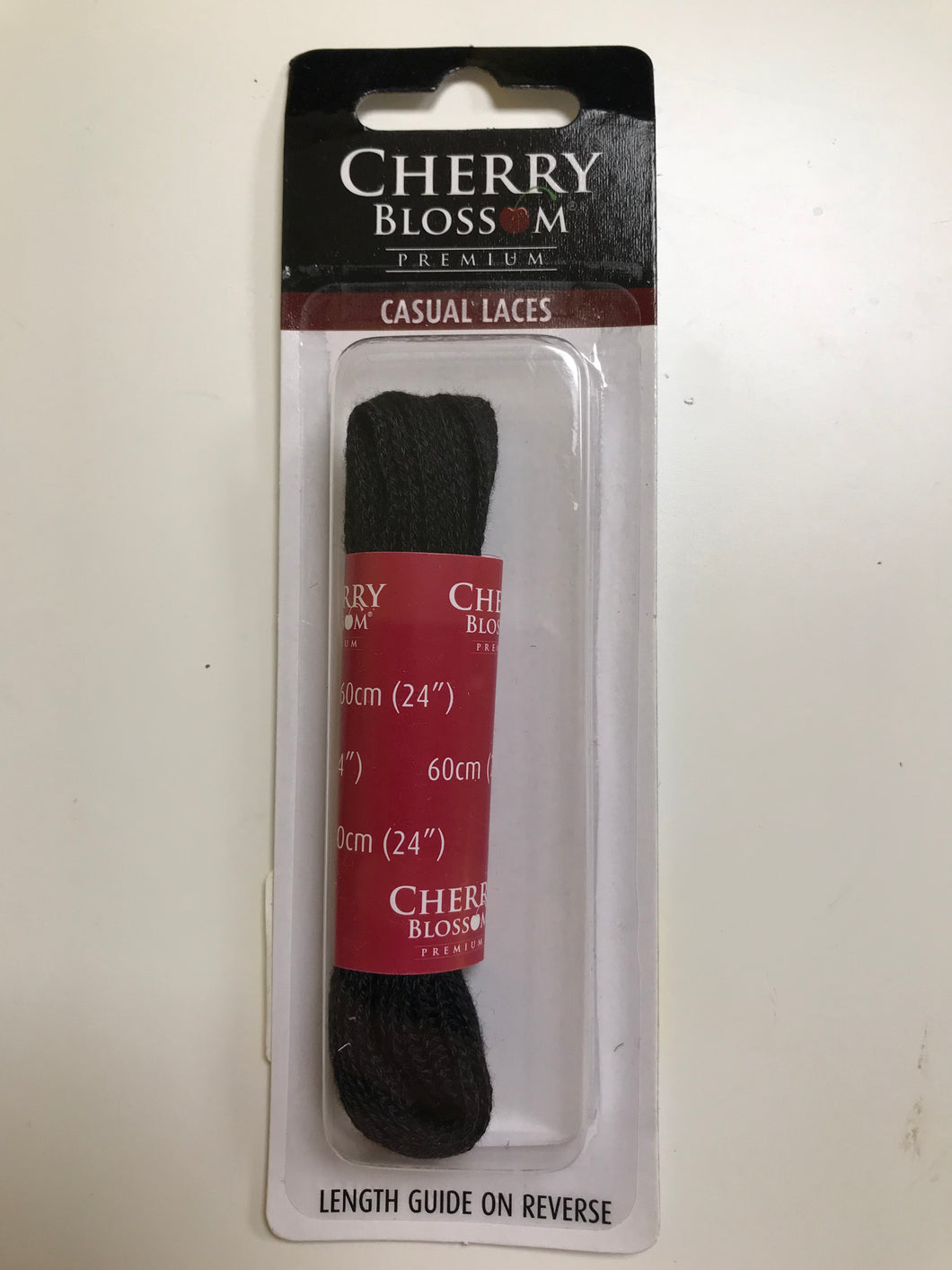 Cherry Blossom Premium Flat Laces (60cm)(Black)