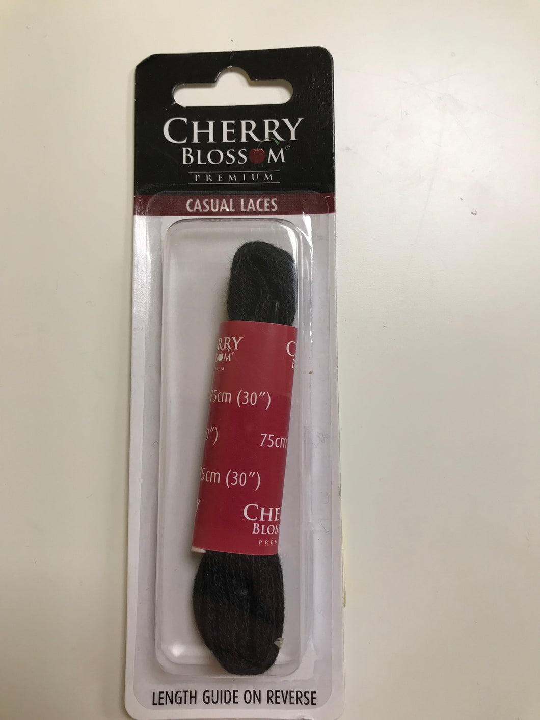 Cherry Blossom Premium Flat Laces (75cm)(Black)