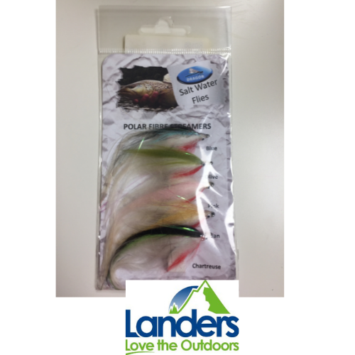 Dragon Polar Fibre Streamer Bass Flies (Pack of 5 Flies)