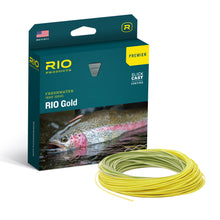 Load image into Gallery viewer, Rio Premier Gold WF6F Moss Trout Fly Line
