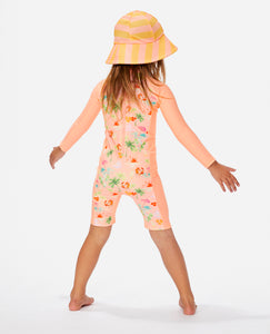 Rip Curl Kids Vacation Club Springsuit (Shell Coral) (Ages 1-8)