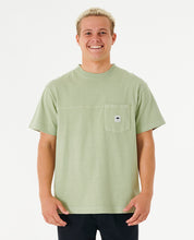 Load image into Gallery viewer, Rip Curl Men&#39;s Quality Surf Products Pocket Tee (Sage)
