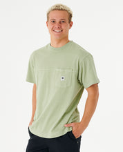 Load image into Gallery viewer, Rip Curl Men&#39;s Quality Surf Products Pocket Tee (Sage)
