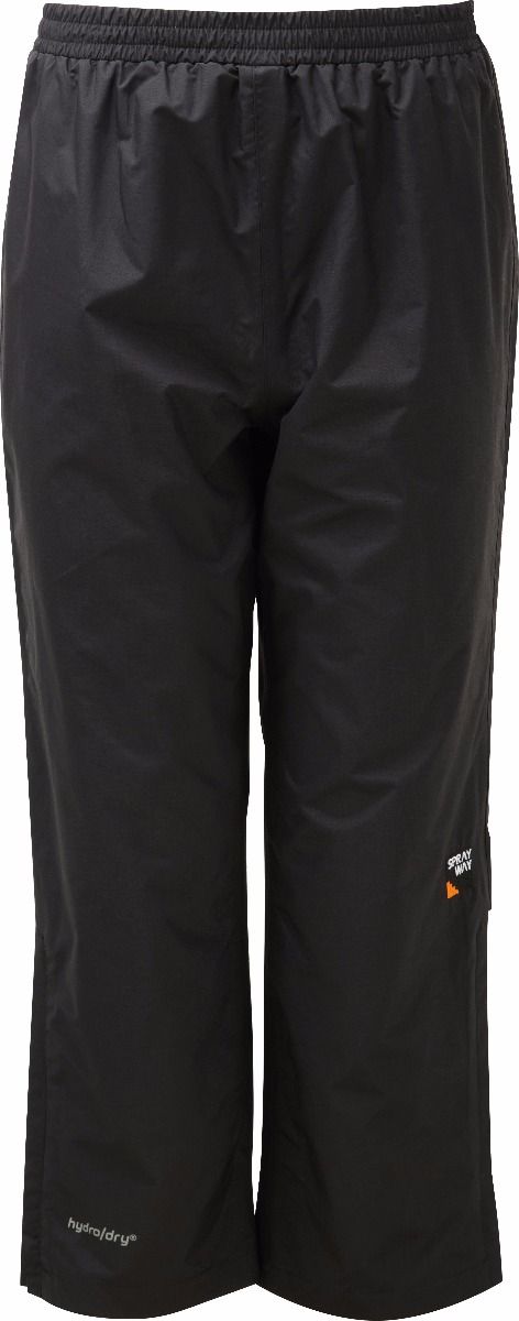 Sprayway Junior Waterproof Rain Trousers (Black)(Ages 2-15)