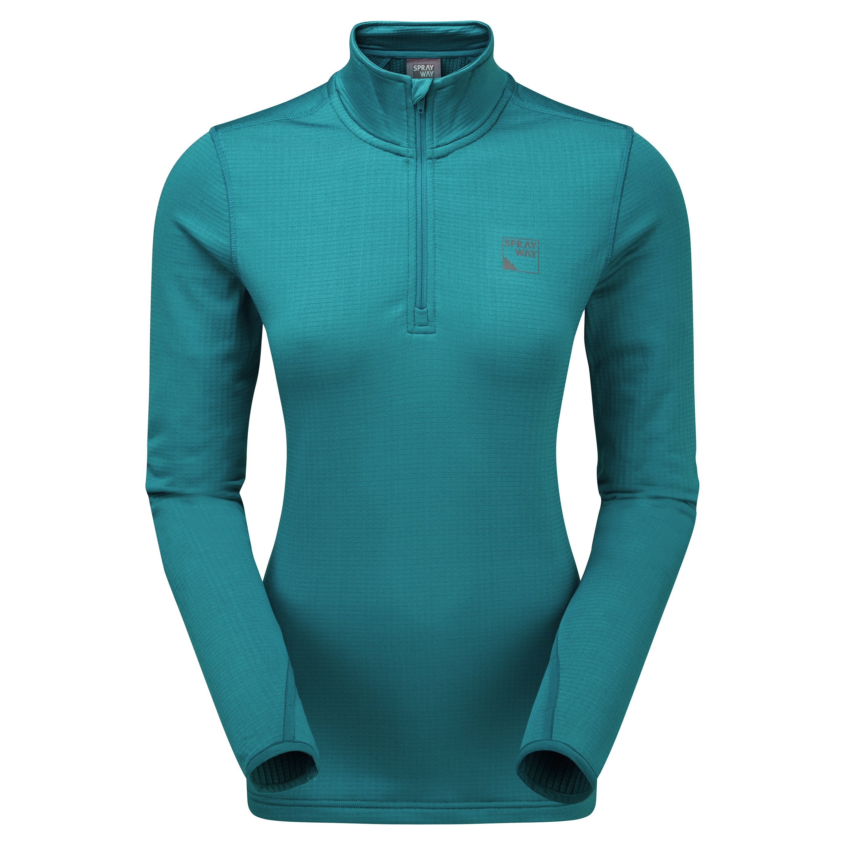 Sprayway Women's Effra Thermal Half Zip Long Sleeve Base Layer Top (Bondi)