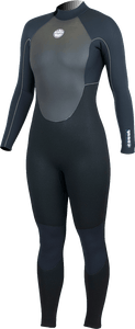 Alder Women's Stealth 5/4/3 Steamer Wetsuit (Black)