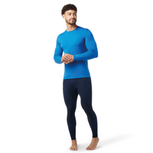Load image into Gallery viewer, Smartwool Men&#39;s Classic Thermal Merino 250 Base Layer Crew Top (Laguna Blue Heather)
