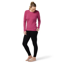 Load image into Gallery viewer, Smartwool Women&#39;s Classic Thermal Merino 250 Base Layer Long Sleeve Crew Top (Fuchsia)
