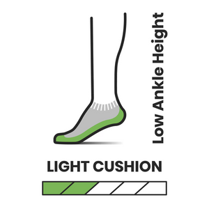 Smartwool Men's Performance Hike Light Cushion Merino Blend Low Ankle Socks (Medium Gray)